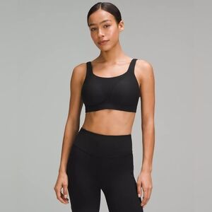 Lululemon Run Times Bra High Support Black 34C NWOT